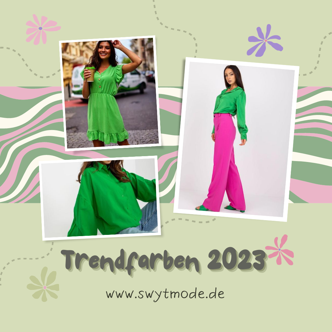 Modetrendfarben für 2023