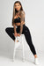 Damensportleggings - Sportleggings - Nahtlose Sportleggings - Sportleggings mit hoher Taille - Leggings Gym Glamour - Swytmode