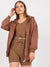 Dreiteiliger Damen Freizeitanzug - Damenset aus Radler, Shorts, Sweatshirt - Swytmode