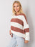 Wollpullover mit Streifen in Causal Stil S-XXL - Swytmode