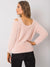 Stylische Alpakabluse  mit dekorativen Ausschnitt in Oversize S-XL - Swytmode