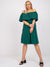 Einfarbiges Damenkleid Plussize  schulterfrei XL-4XL - Swytmode
