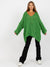 Damenpullover mit weiten Ärmeln und weitem Schnitt - Strickpullover mit weitem Ausschnitt - Swytmode