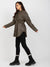Modische Winterjacke in Eco-Leder, Gürtel S-L - Swytmode