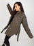 Modische Winterjacke in Eco-Leder, Gürtel S-L - Swytmode